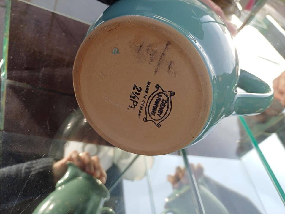 Vintage denby stoneware carafe