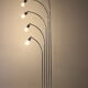 1970s Chrome and Marble Floor Lamp , Italy