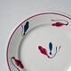 Set of 6 flat plates Givors model Perce-Neige 1950