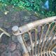 Set of 10 vintage rattan chairs