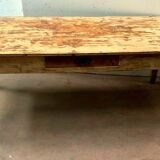 Solid fir farmhouse table XX century