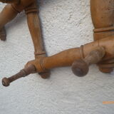 Wooden coat hook imitating bamboo accordion 1900