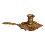 Old hand candle holder