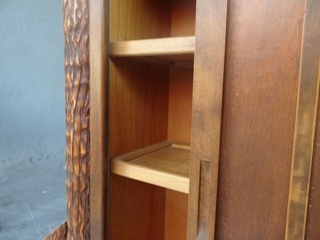 Bar style bois brut chalet montagnard 1970