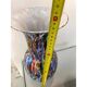 Contemporany vase murrine sphere in murano style glass with multicolored murrine like venini style b
