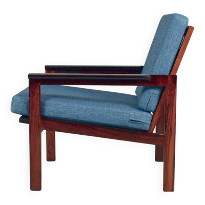 Fauteuil Capella par Illum Wikkelso pour Niels Eilersen. 1959.