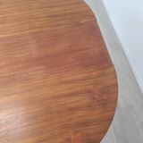 Vintage round dining table designed by Marcel Gascoin 1960s