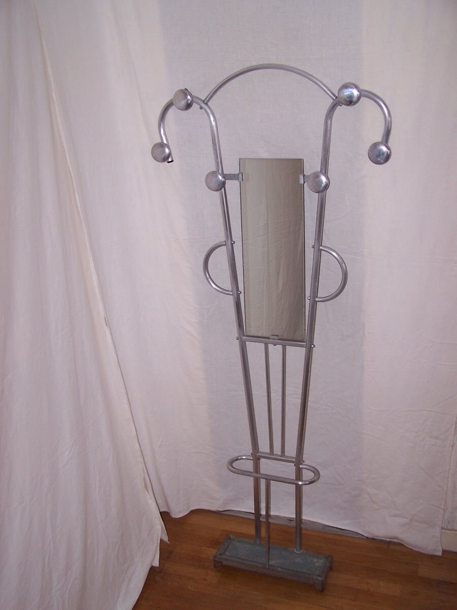 Aluminium coat hanger - art deco - 30s - 40s