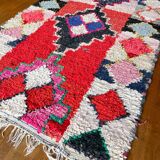 Moroccan carpet Boucherouite 108x180cm