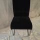 Vintage chrome chairs from the early 1980s.