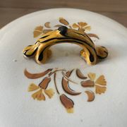 Antique soup tureen Creil and Montereau model "Oeillet"