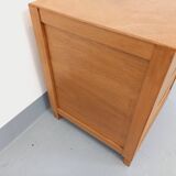 Vintage bedside cabinet or storage unit in solid wood from the 60s