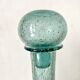 Antique wine decanter, bubbled glass porron