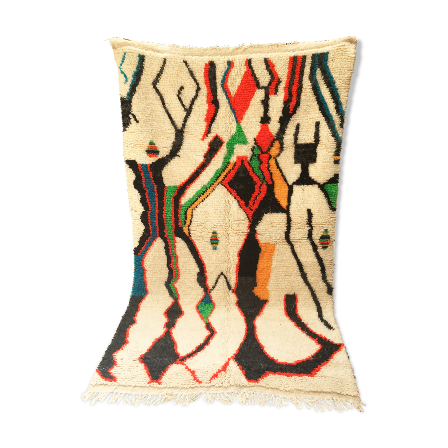 Beni Urain rug, contemporary in colour, 100% wool, 230X130 cm