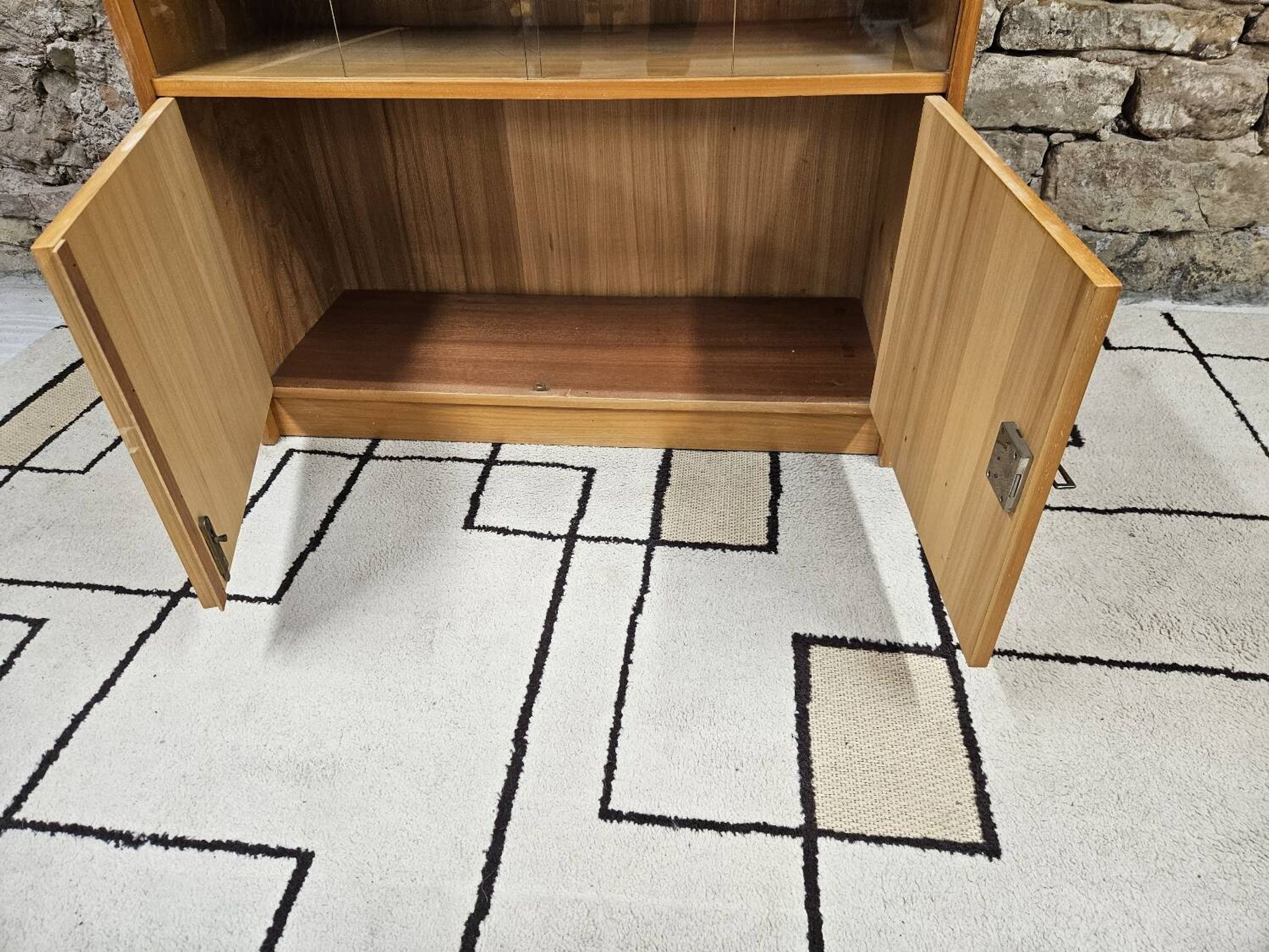 Small vintage display cabinet from the 1970s
