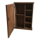 Vintage wooden medicine cabinet
