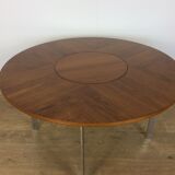 Table à manger en bois de rose du milieu du siècle par Merrow Associates