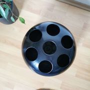 Black Dedalo Umbrella Stand by Artemide, Italian 1960s Design