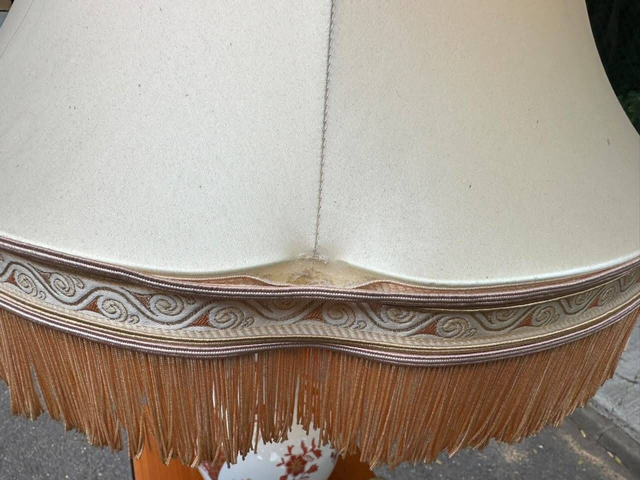 Porcelain Lamp from Paris – Bicentennial Edition 1973 (Red and Gold Decor)