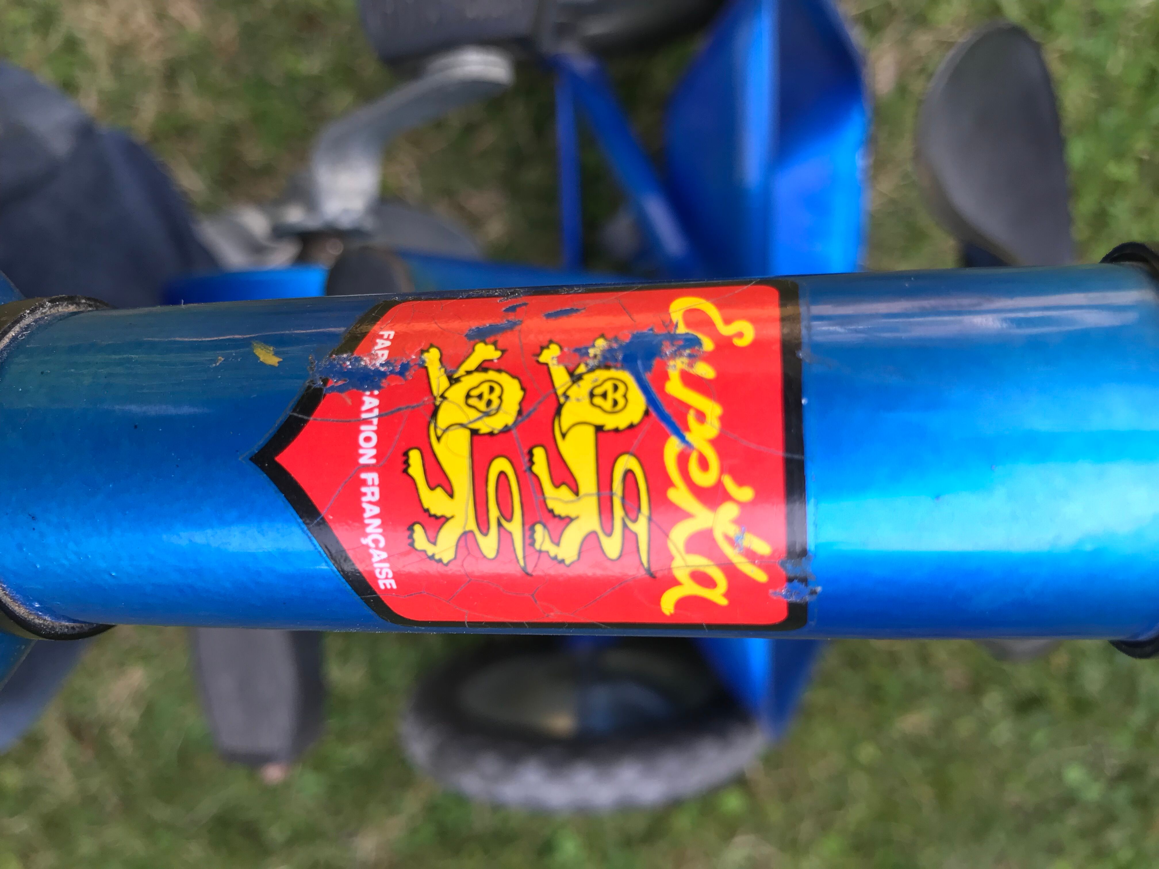 Vintage metal explorer tricycle