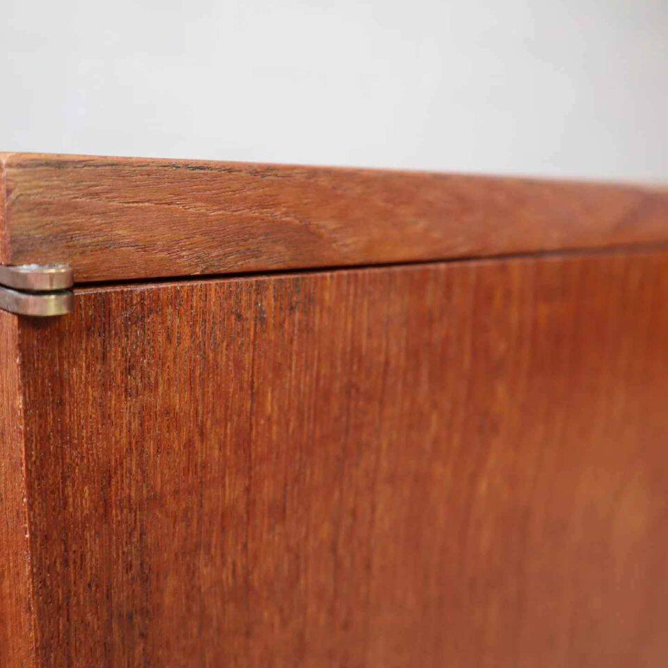 Teak sideboard by Louis Paolozzi for Monopoly, France 1960's