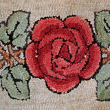 Carpet former American hooke made hand 76x130cm 1900