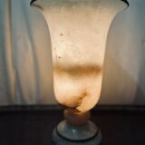 Art deco lamp shape alabaster vase 1930