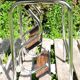 Stool with 3 steps brown