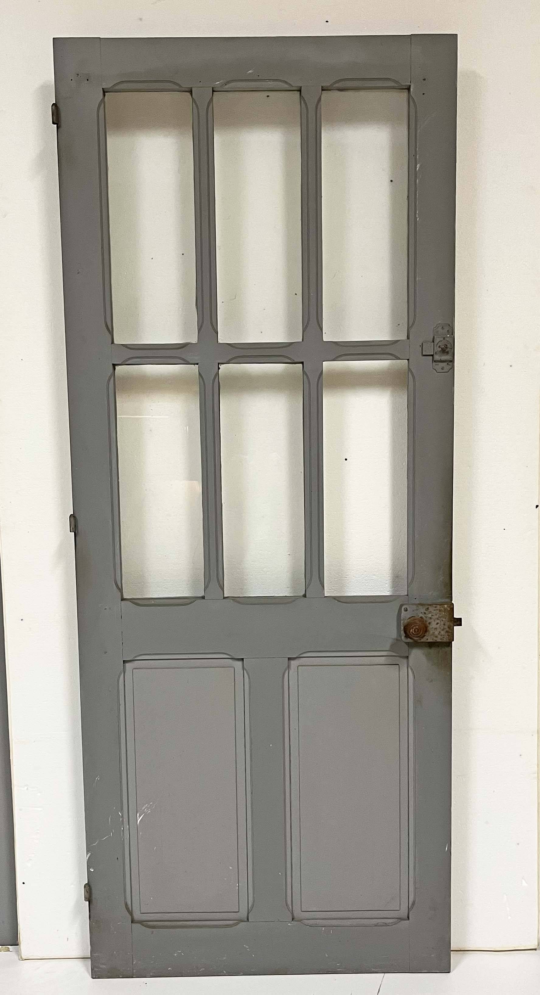 Old glass door from the early 20th century