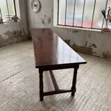 XXL table in solid dark walnut 3m