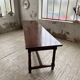 Table XXL noyer massif foncé 3m