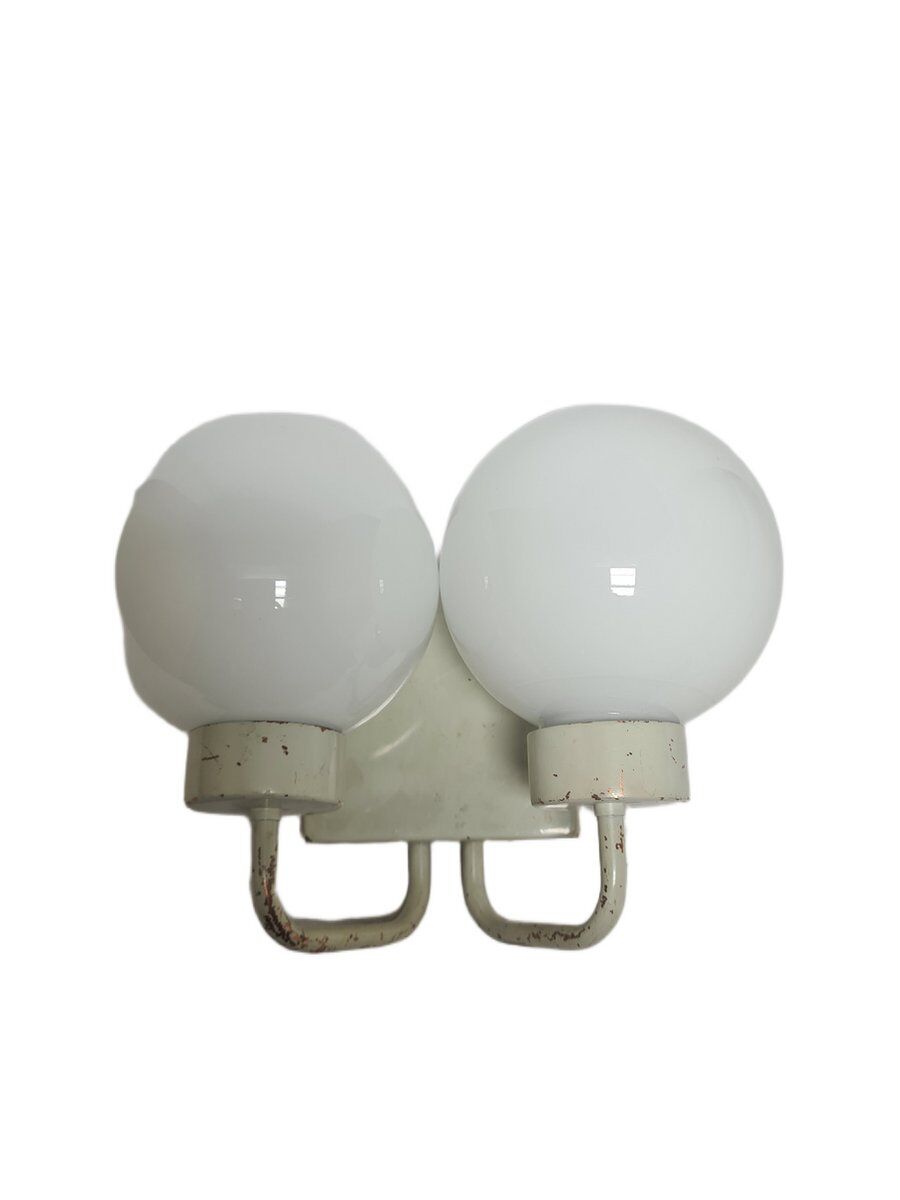 Two-armed wall lamp from Elmet Zabrze, 1970s