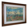 Peinture à l'huile sur panneau paysage campagne prairie fleurie signée