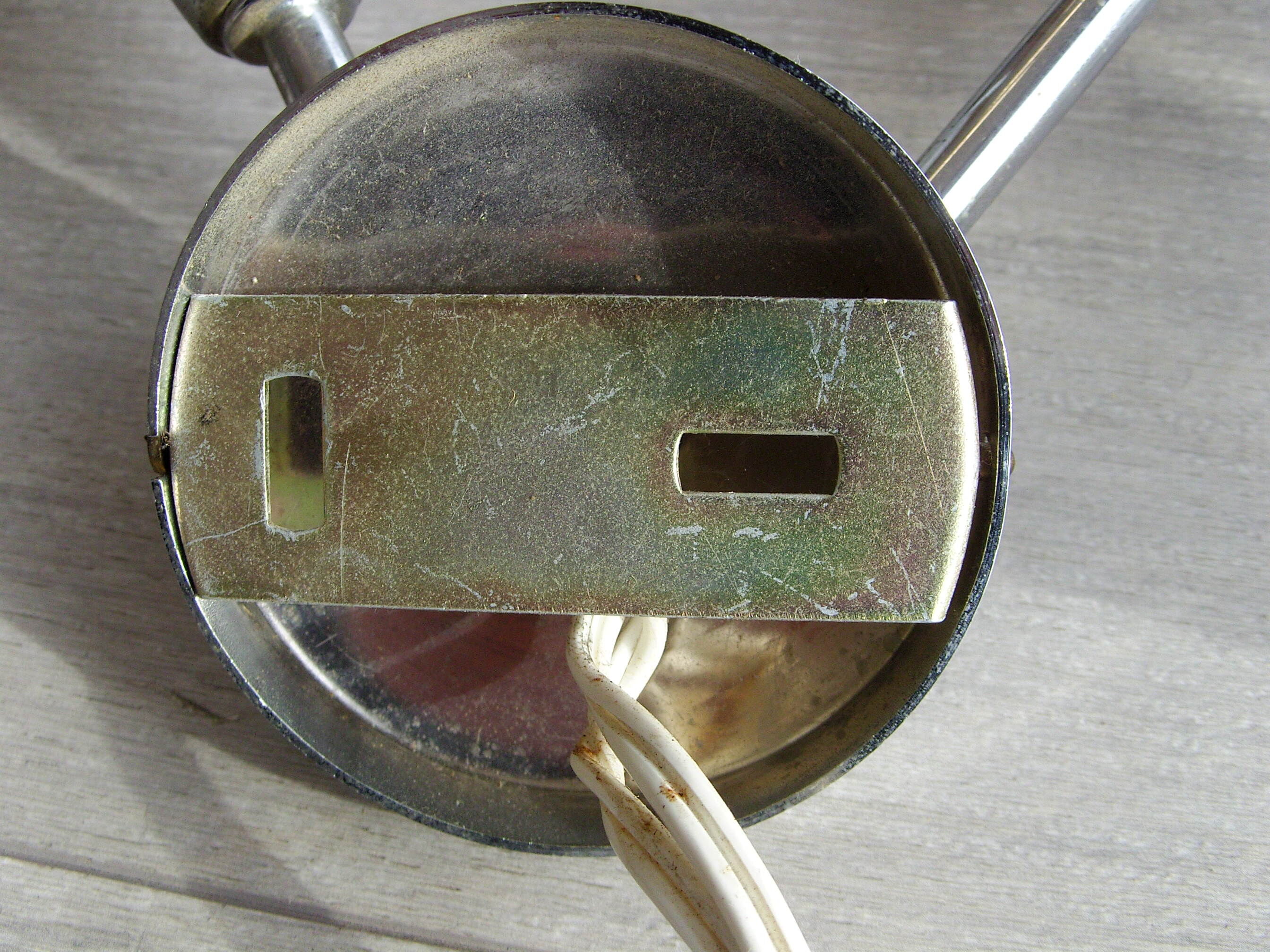 Pair of wall glass ball lamps