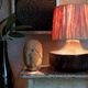 Brutalist free-form lamp in solid wood 60s