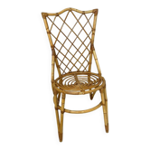 Chaise Bambou et rotin