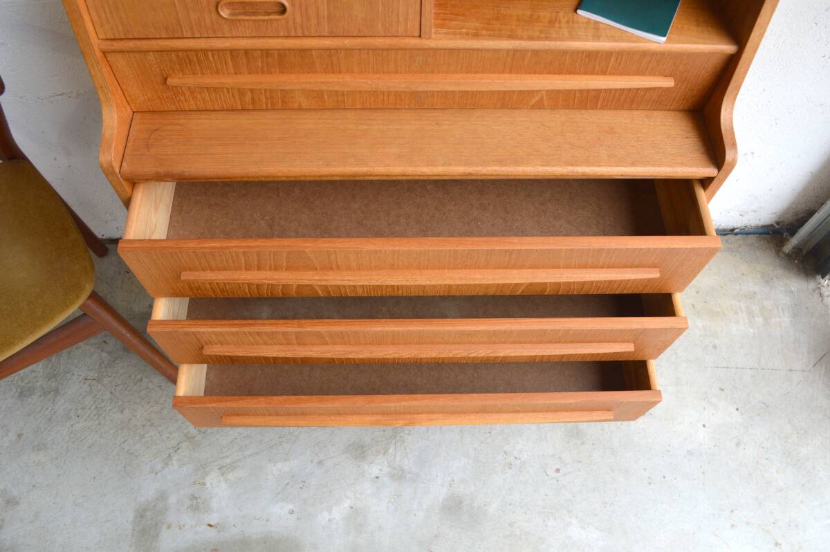 Danish teak secretary 76 cm