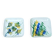 Vintage Danish ceramic wall plates from Bornholm, set of 2.