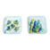Vintage Danish ceramic wall plates from Bornholm, set of 2.