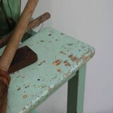 Wooden workshop stool