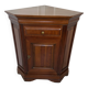 French vintage corner cabinet in solid wood by Ernest Ménard.