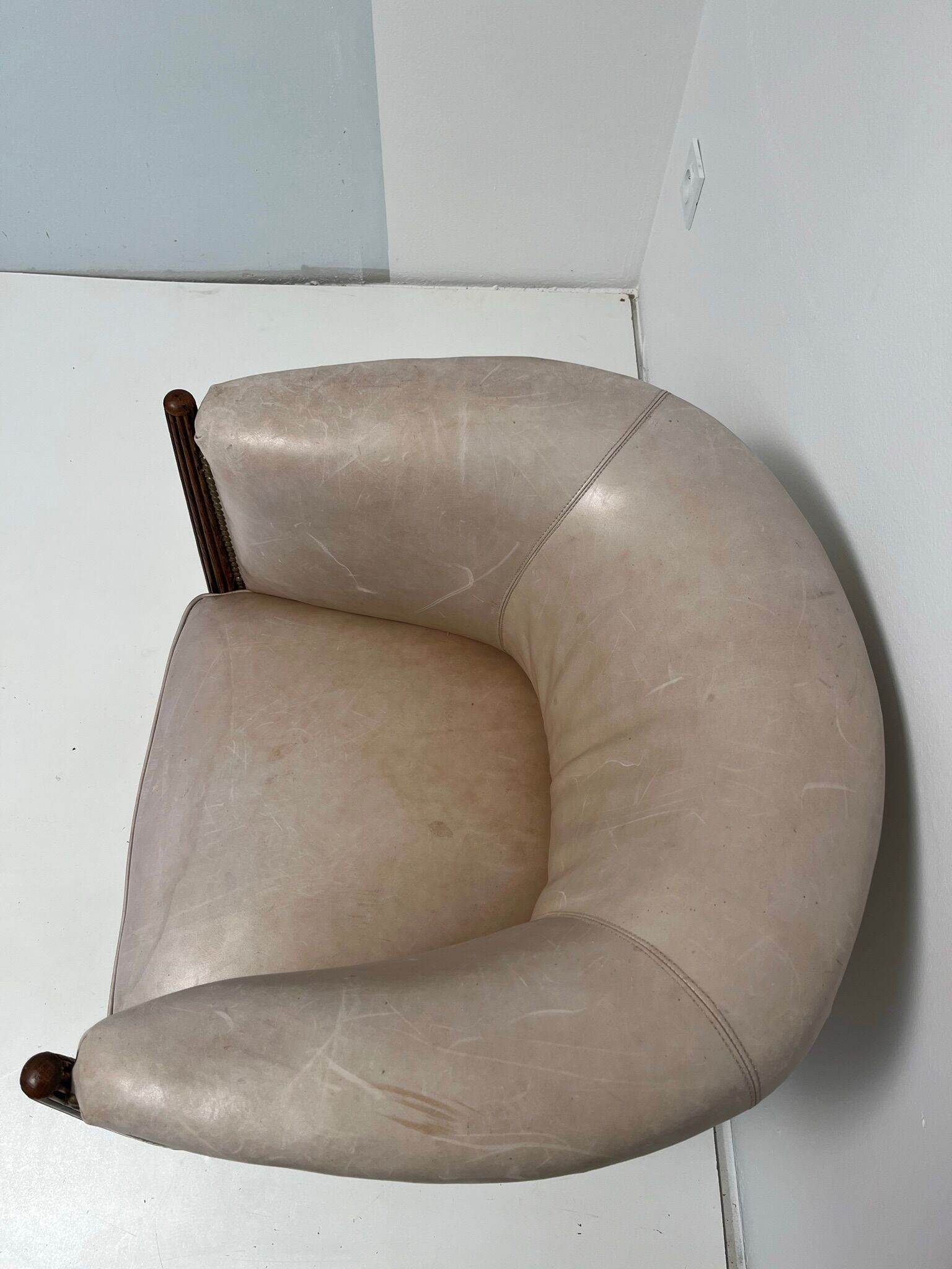 Skai barrel armchair from the 20s-30s