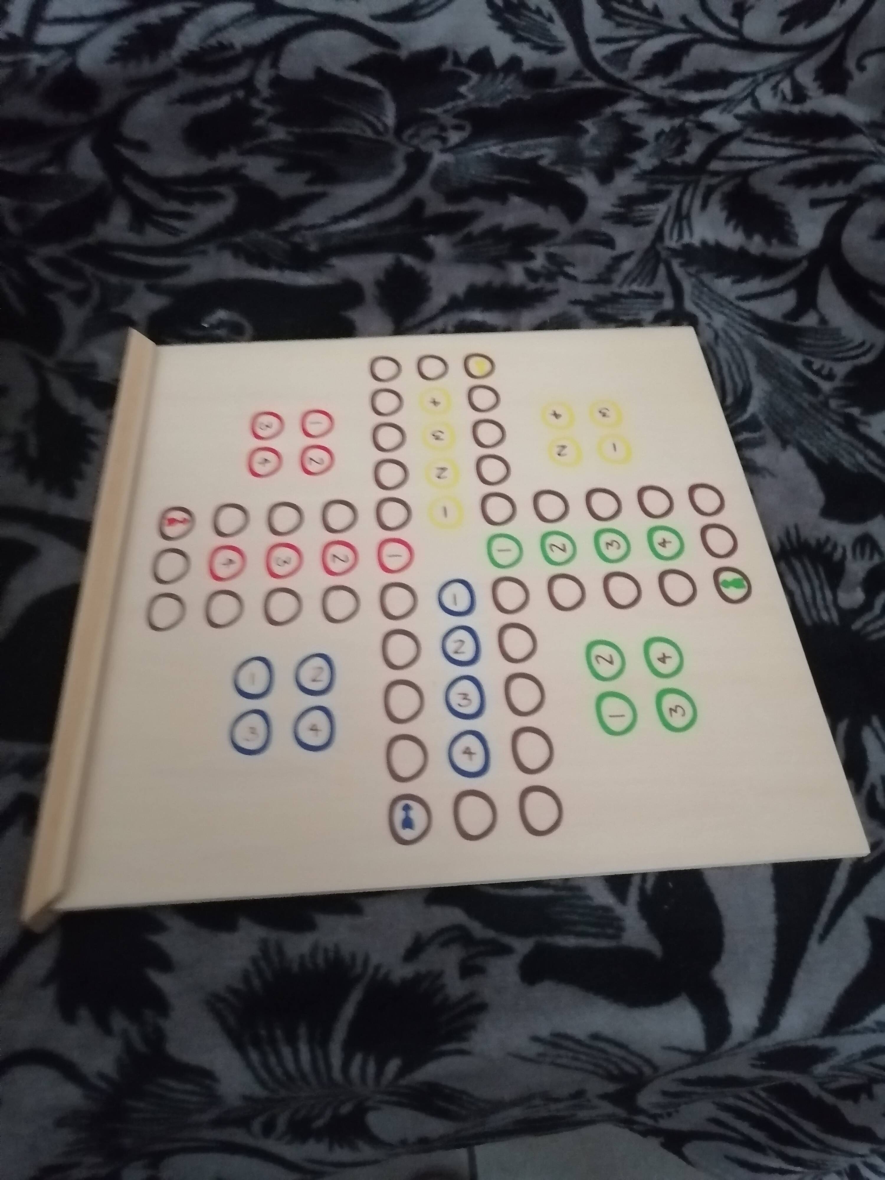 Wooden travel board game box (bayard brand)