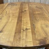 Cherry wood dining room table with 2 extensions, LOUIS PHILIPPE style work from the 1930s