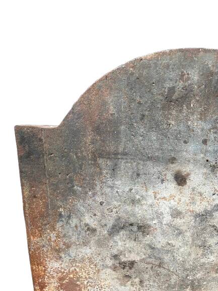 Cast iron fireplace plate