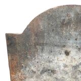 Cast iron fireplace plate