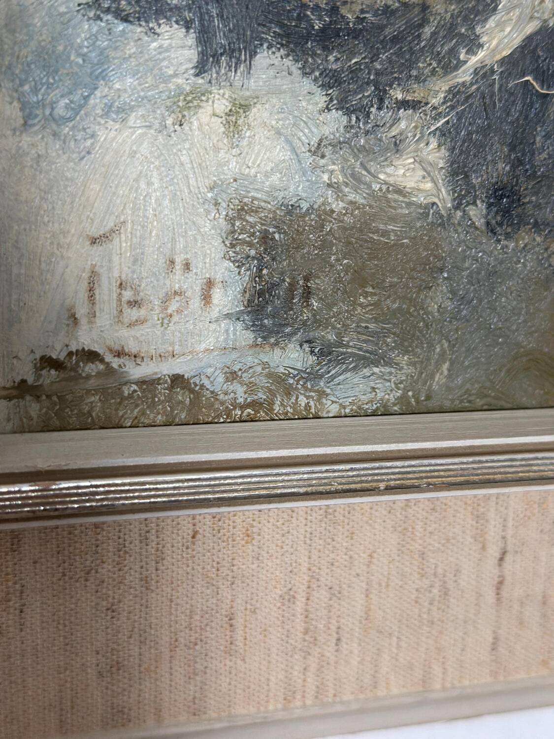 Swedish Oil on Panel – “Street ” by JOHN BÖRÉN