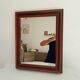 Miroir vintage en bois massif, années 60-70