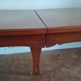 Dining room table. extensions, regency style, cabinetry style, solid cherry