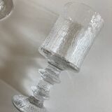 Set of 5 glasses Timo Sarpaneva Festivo 1970 Scandinavian IIttala